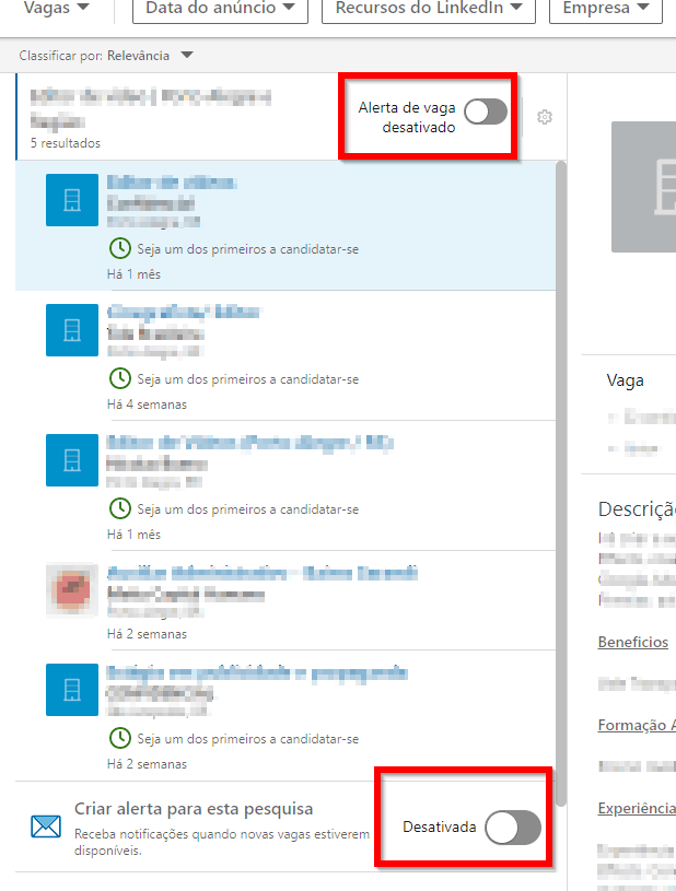 As 3 formas de procurar emprego no Linkedin alerta de vaga pesquisa job linkedin - As 3 formas de procurar emprego no Linkedin